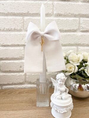 Vela Luxo com pingente Fé