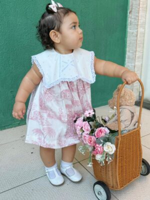 Vestido Mel Toile de Jouy