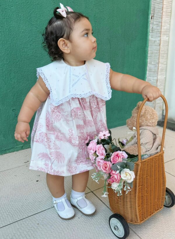 Vestido Mel Toile de Jouy