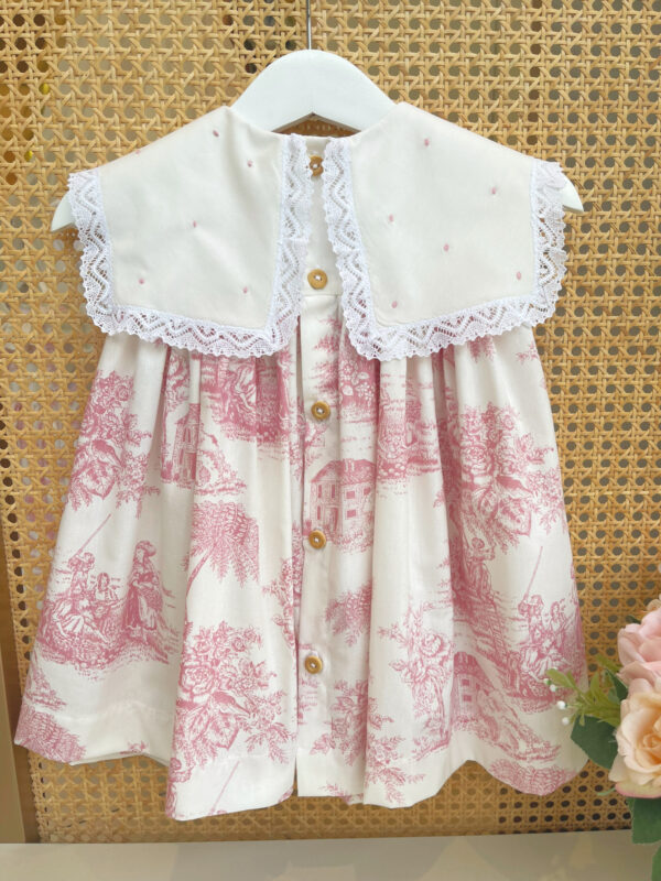 Vestido Mel Toile de Jouy