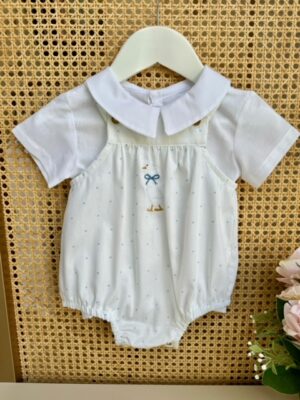 Pelele Bordado Com Blusa