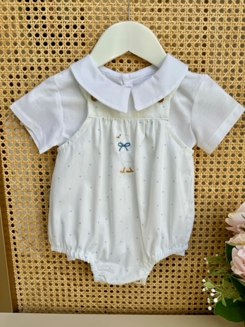 Pelele Bordado Com Blusa