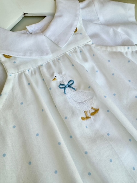 Pelele Bordado Com Blusa