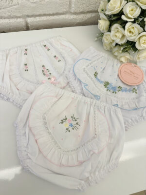 Calcinha Bordado Colorido
