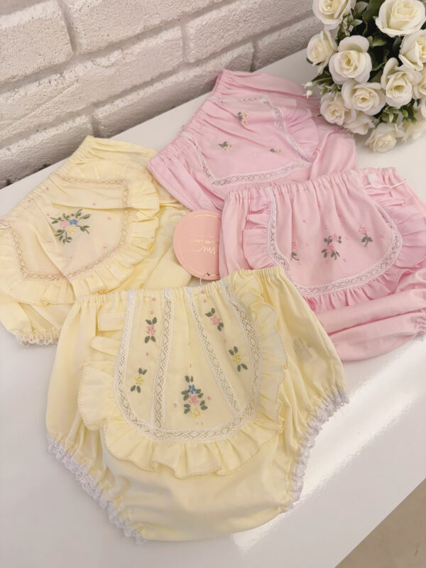 Calcinha Colorida Bordada