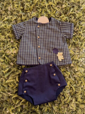 Conjunto Retrô Bordado