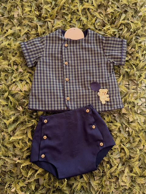 Conjunto Retrô Bordado