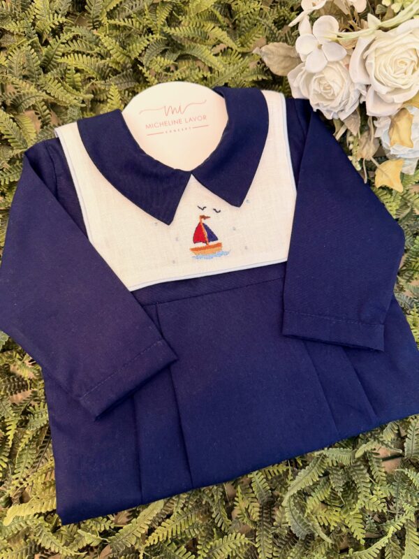 Macacão Infance Barquinho Marinho