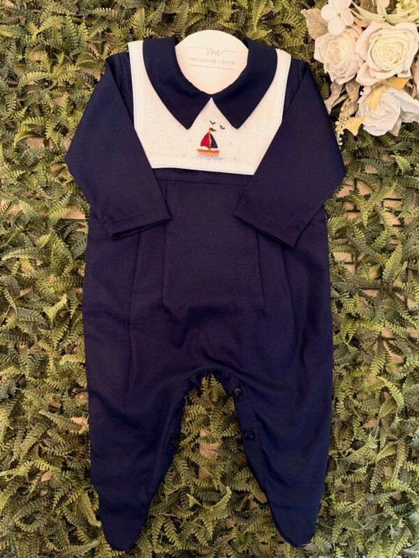 Macacão Infance Barquinho Marinho